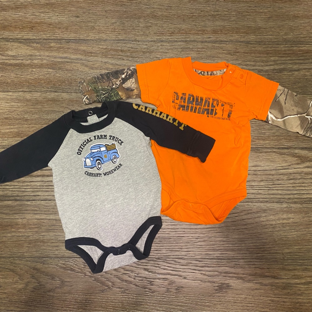2 Carhartt Onesies